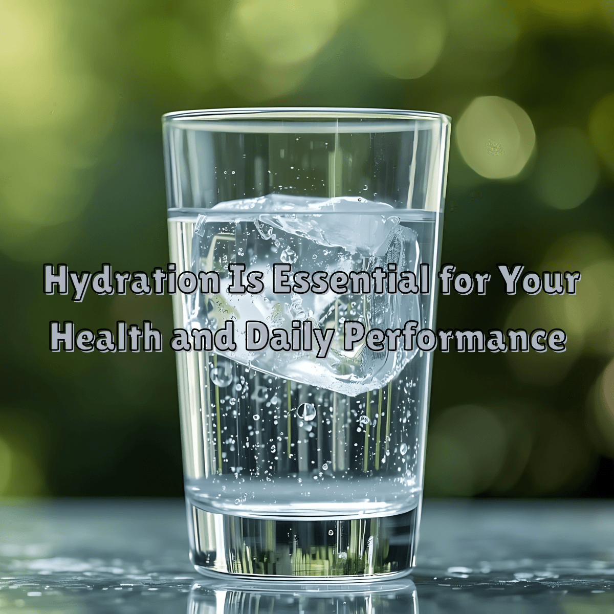 Why Hydration Is Essential for Your Health and Daily Performance