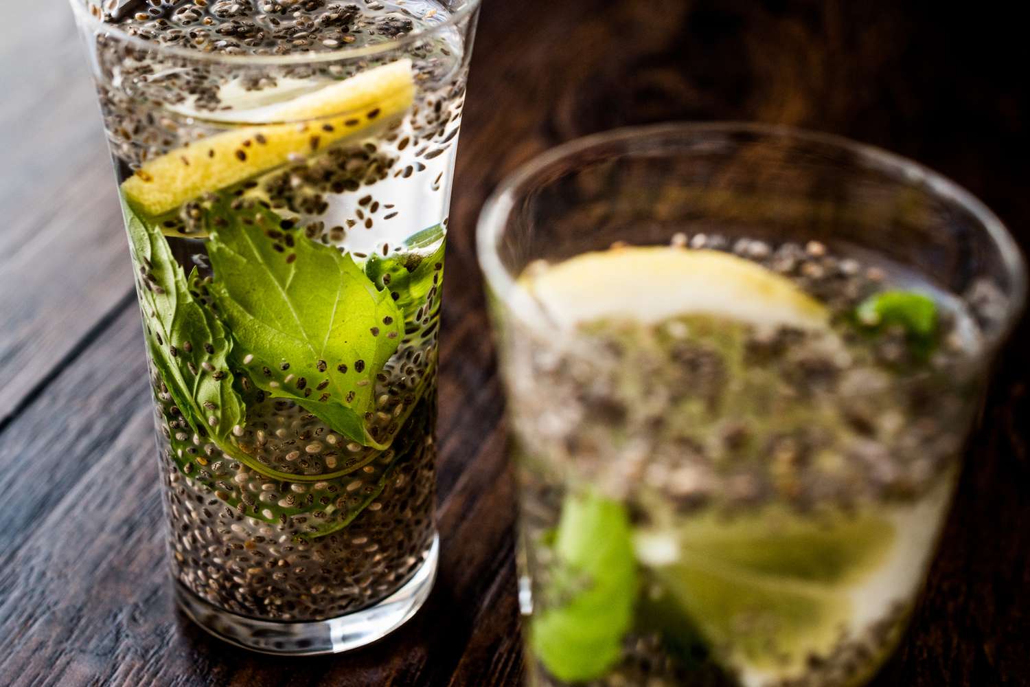 Easy Chia and Flaxseed Fiber Drink for Gut Health