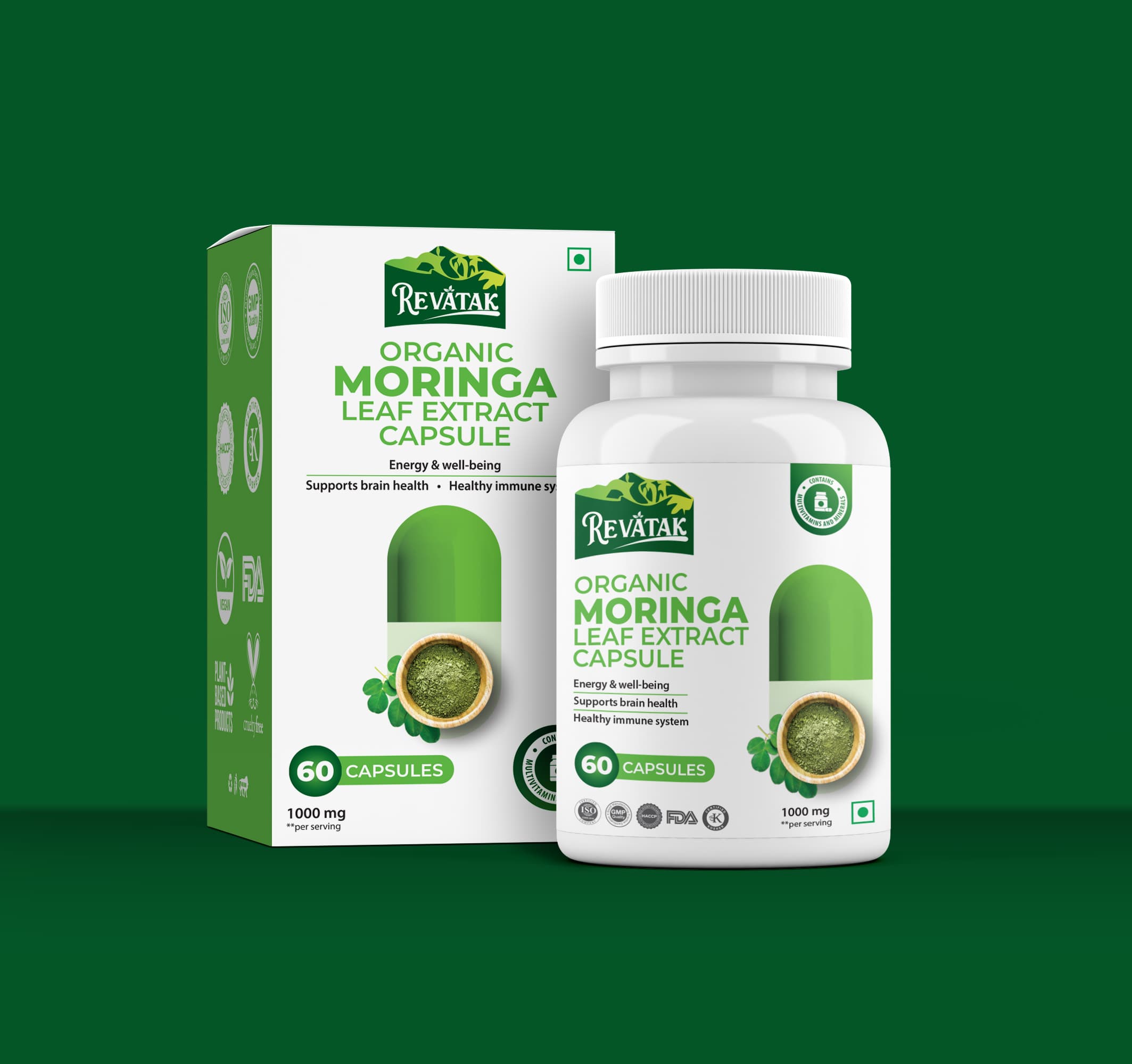 Moringa Leaf extract Capsules